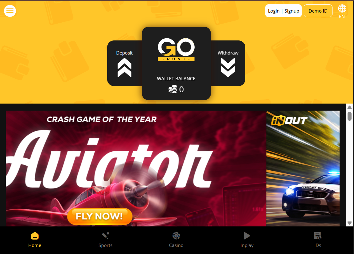 Gopunt - Official Betting Exchange India