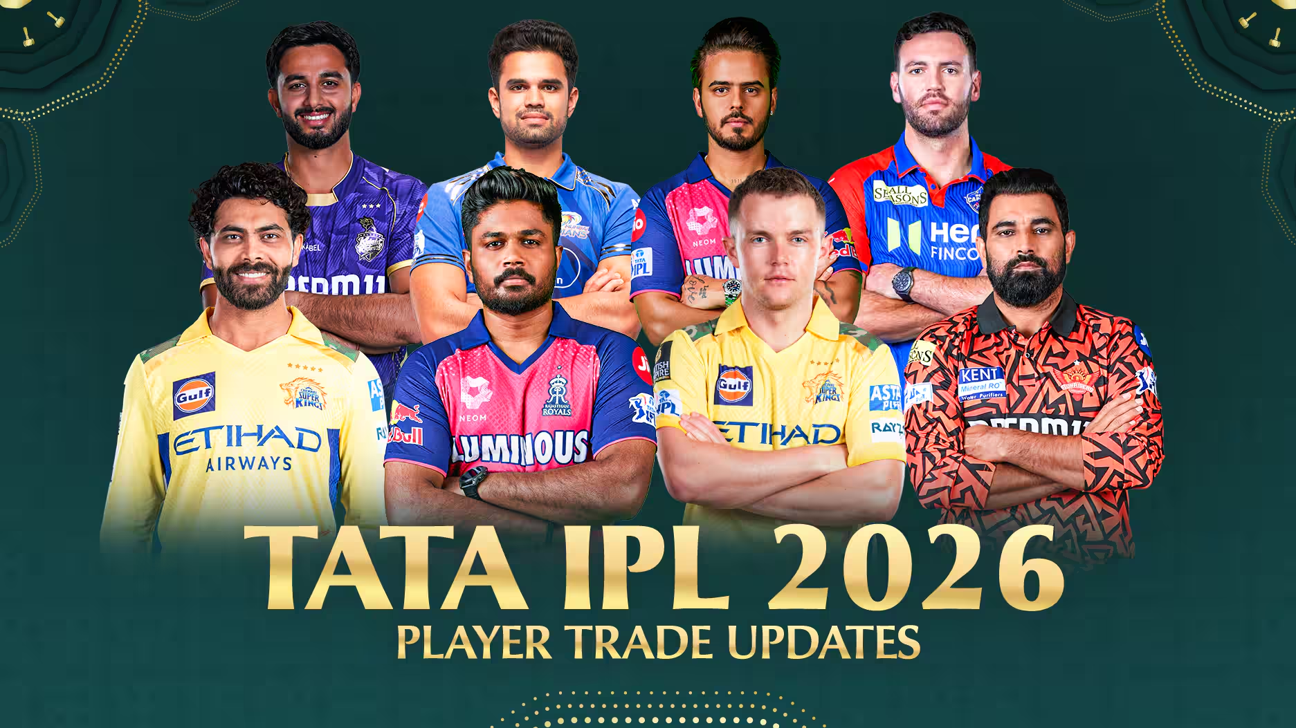 IPL 2026 all teams and captains - Bet on Gopunt